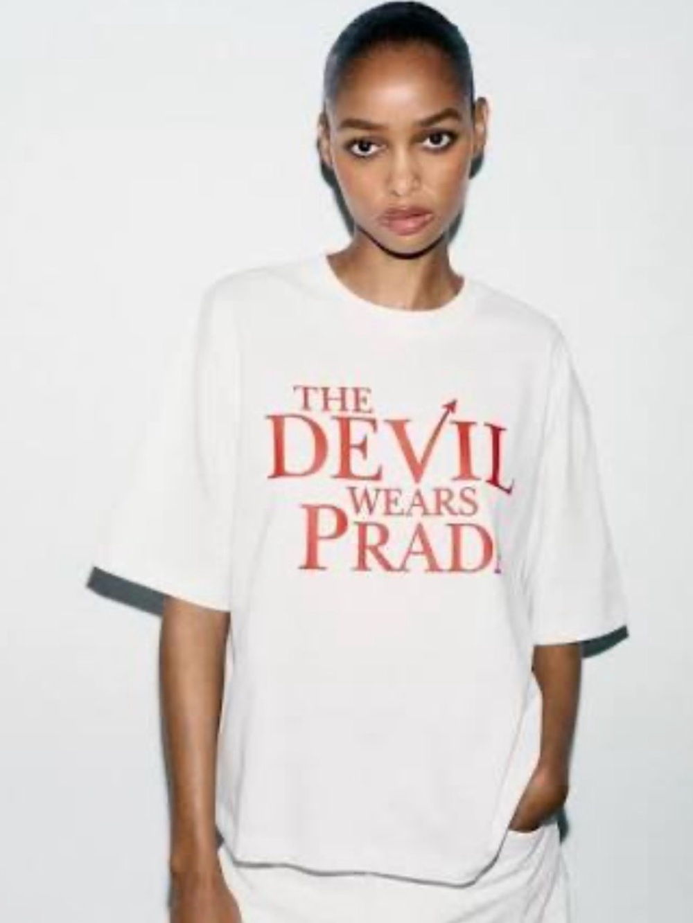 The Devil Wears Prada x Zara Oversized Tee-NWT!